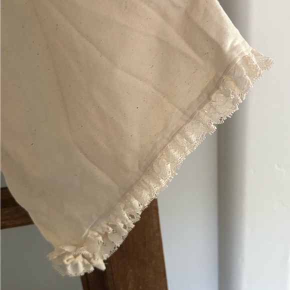 Cream Maxi Dress with Red Rose Embroidery - Picture 7 of 9